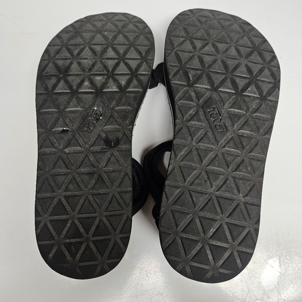 Teva Flatform Universal Mesh Print Sandals, Size 10 Black Gorpcore - Picture 5 of 8